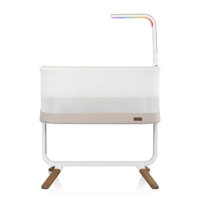 Cora 3-Level Adjustable Bassinet, Beige D4H2
