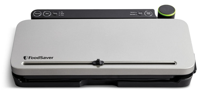 Vacuum Sealer & Food Preservation System, with Zipper Bags & Seal Rolls, Satin K8V6