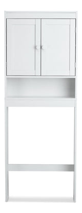 Orleans 2-Door Over-The-Toilet Spacesaver Bathroom Storage Cabinet, White W1J7 - product image 1
