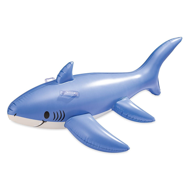 Super Shark Ride-On Pool Float, Ages 3+ R6Z3