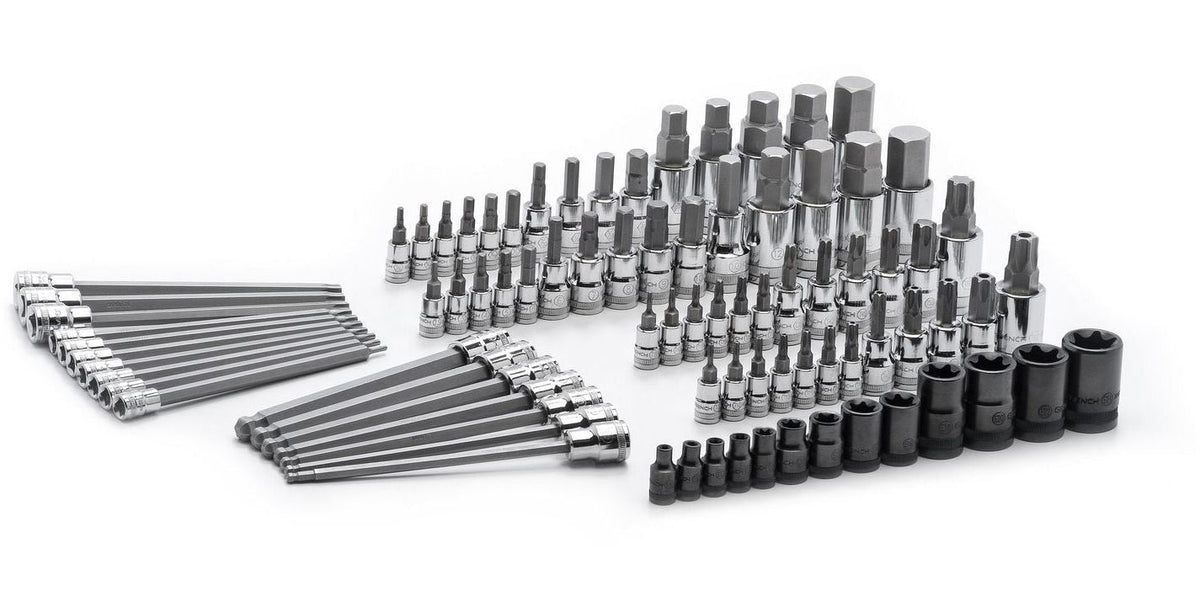 Bit Socket Set, 84-pc, SAE/Metric M9H6 - product image 1