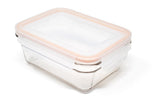 Rectangular Glass Food Storage Container with Leakproof Lid, 970-mL R4K0 - product image 1