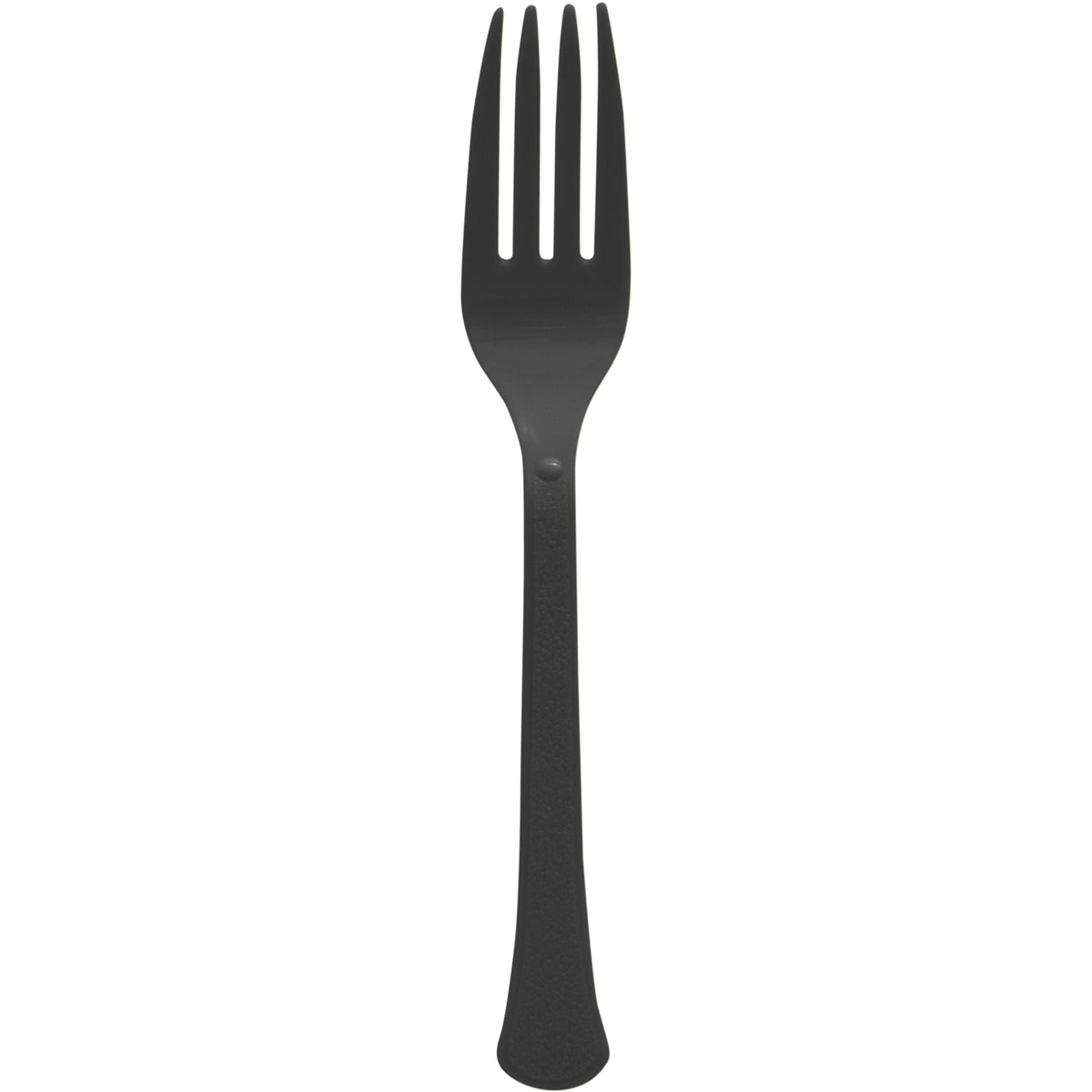 Heavy-Duty Plastic Solid Colour Reusable Forks, Various Colours, 50-pk E7F2 - product image 1