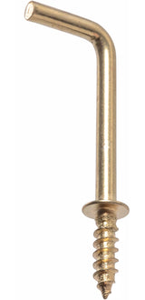 Brass-Plated Light Duty Square Hooks, 1-in R0Q4 - product image 1