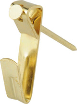Conventional Picture Hanger, For DrywAll and Paster WAll, 100-lb Capacity, Brass Plated D5S7 - product image 1