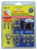 Pro Picture Hanger Kit, Brass Plated, 34-pc Z9T5 - product image 1