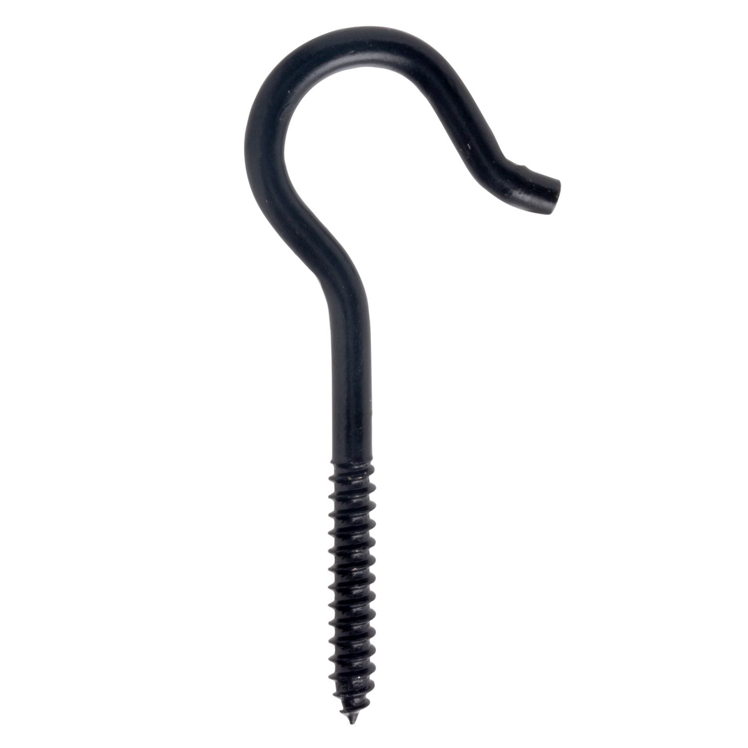 Screw Hook, 0.25 x 4.25-in, Black D8D3 - product image 1