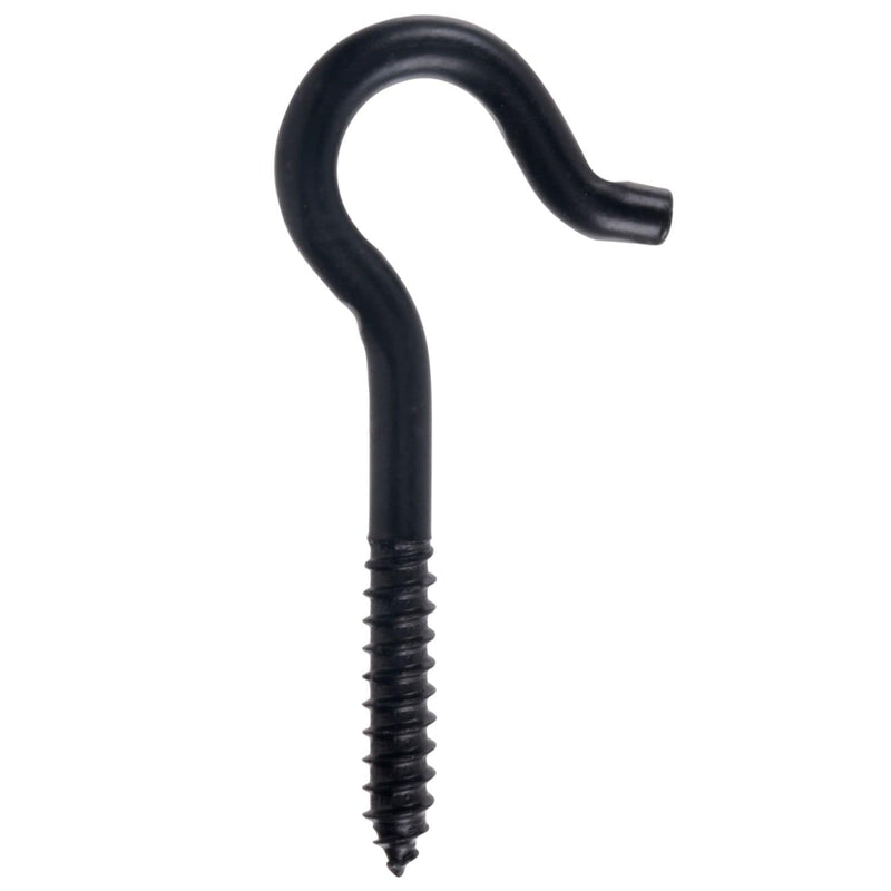 Screw Hook, 3/8 x 4-7/8-in, Black S3Q4