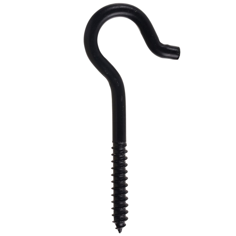 Screw Hook, 4-15/16-in, Black I1D4