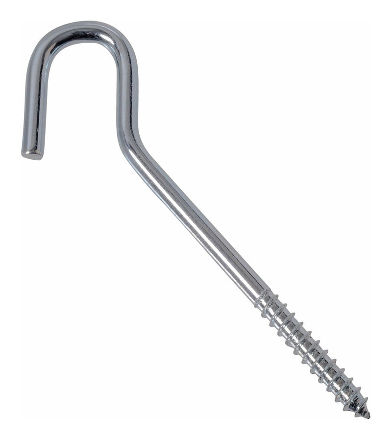 Zinc-Plated Lag Screw Clothesline Hook N3I6