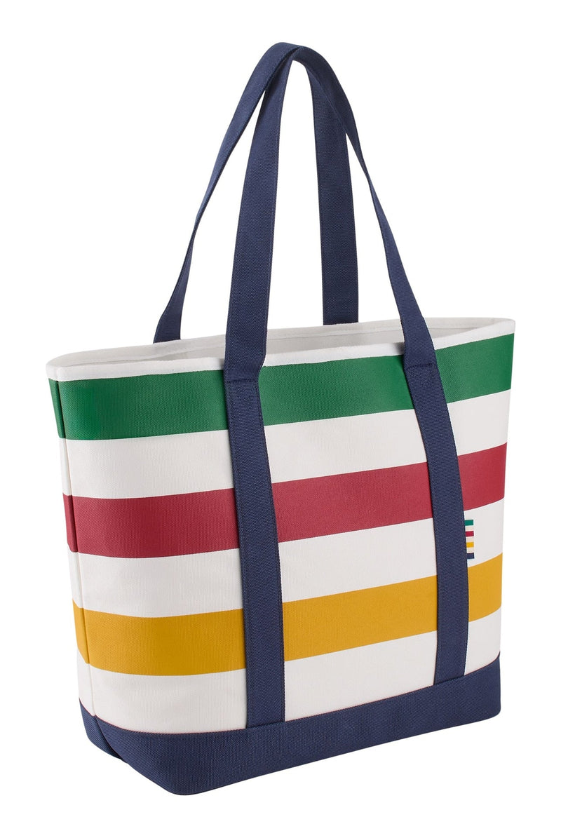 Bay Stripes Signature Canvas Tote Bag, 7.5-in, Navy B5D0