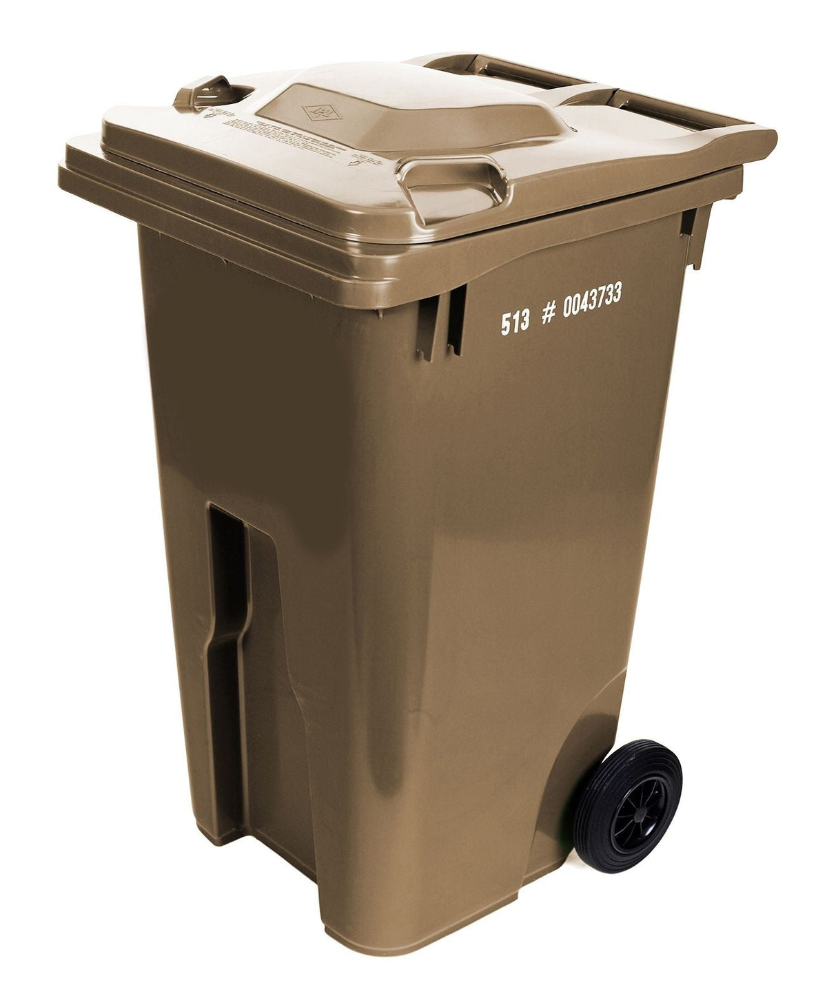 Mastercart Plastic Rectangular Wheeled Compost Bin, Brown, 242-L X0H2 - product image 1