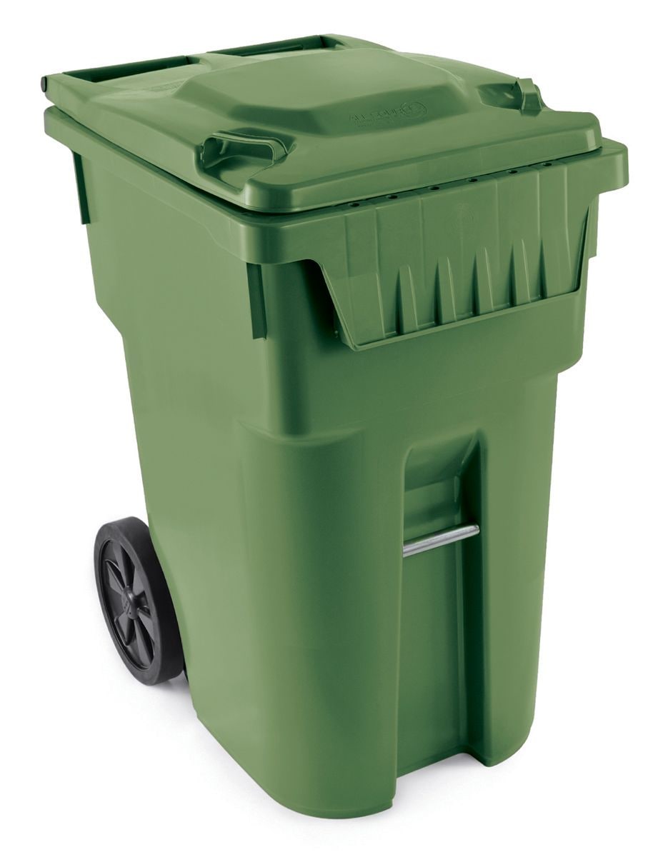 Mastercart Plastic Rectangular Wheeled Compost Bin/Recycling Bin, Assorted Colours, 360-L M1A8 - product image 1