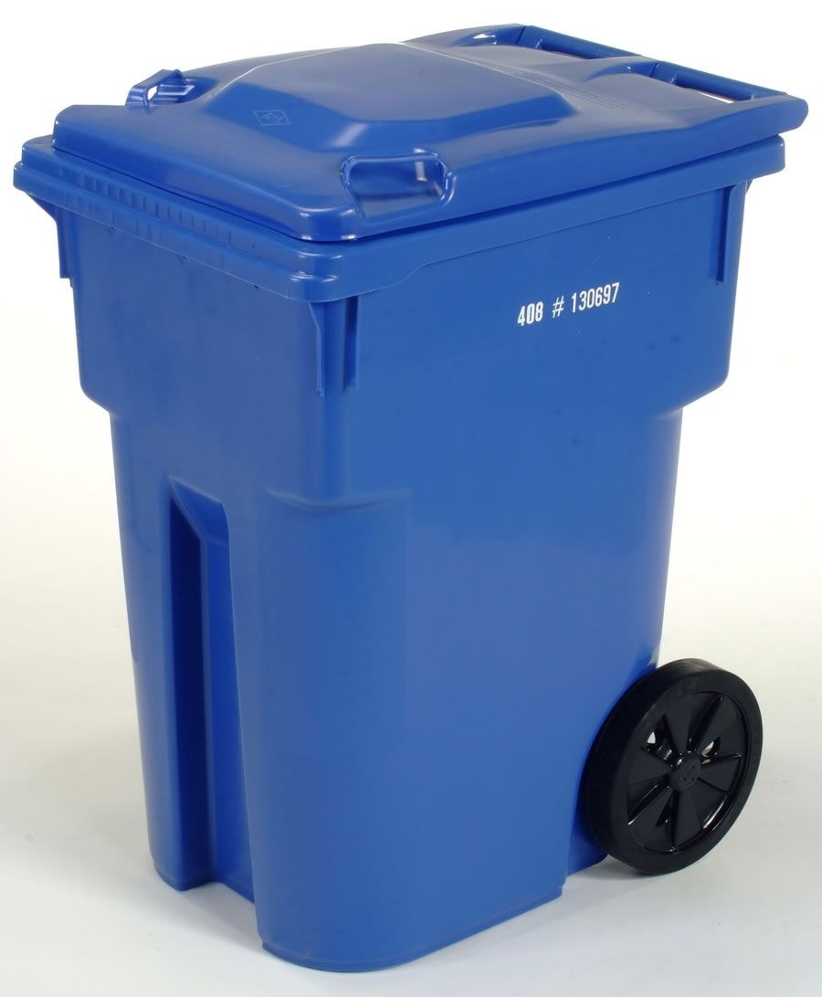 Mastercart Plastic Rectangular Wheeled Compost Bin/Recycling Bin/Garbage Can, Assorted Colours, 360-L G2E0 - product image 1