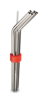 Reusable Stainless Steel Straw Set, 8-pc, with Straw Cleaner I4E5 - product image 1