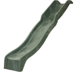Outdoor Plastic Wave Slide, Green, Ages 3 -10 A2E2 - product image 1
