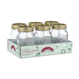 Regular Mouth Glass Mason Jars with Sealing Lids, 500 mL, 6 Count X7K8 - product image 1
