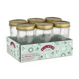 Wide Mouth Glass Mason Jars with Sealing Lids, 500-mL, 6-pk M8Q3 - product image 1