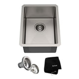 Standart PRO 16-Gauge Undermount Single Bowl Stainless Steel Kitchen Bar Sink, 14-in F8H3 - product image 1