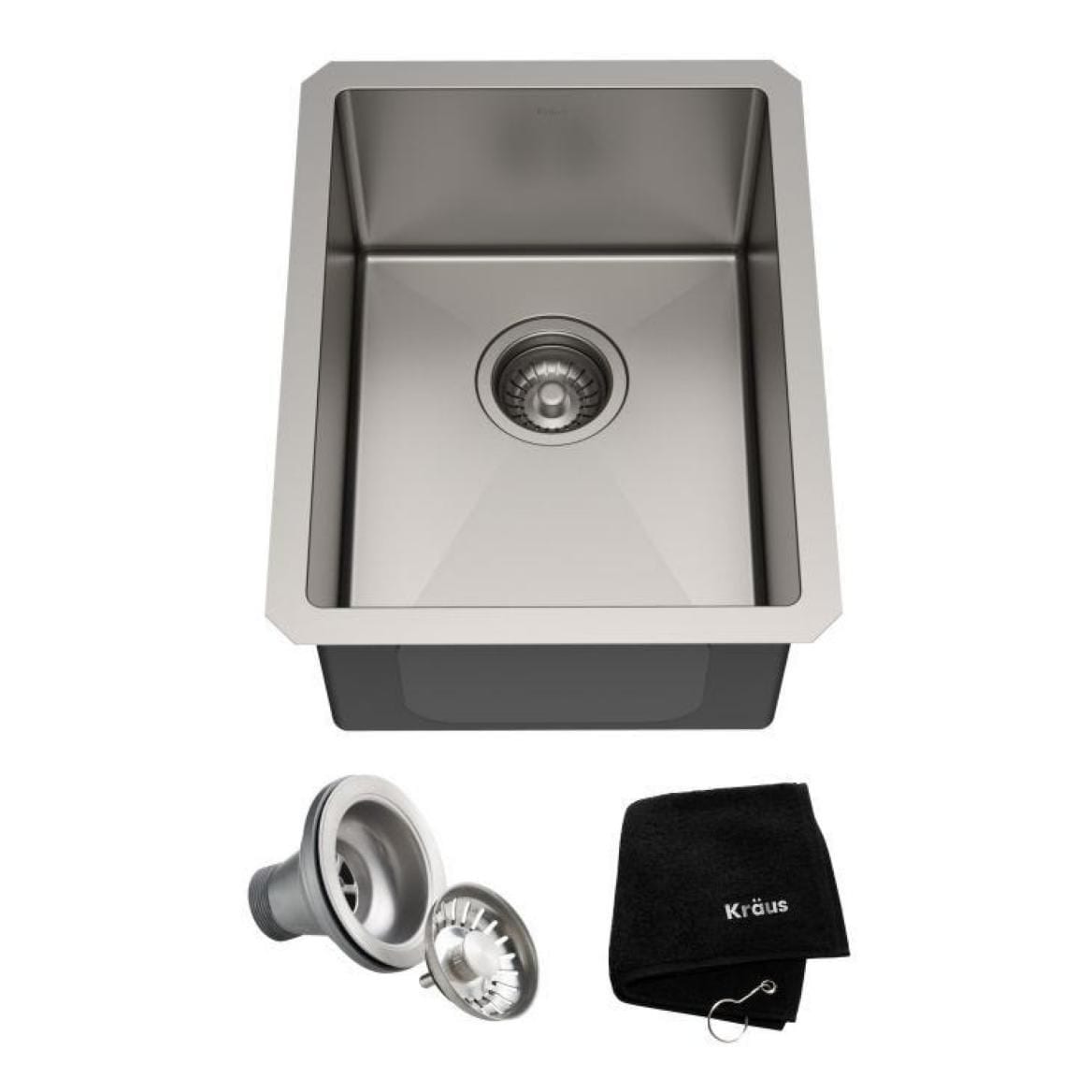 Standart PRO 16-Gauge Undermount Single Bowl Stainless Steel Kitchen Bar Sink, 14-in F8H3 - product image 1