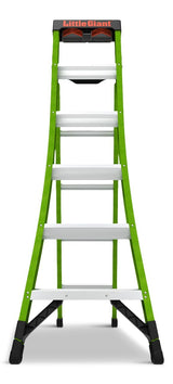 Giant Ladders King Kombo 3-in-1 Grade 1AA Fiberglass Ladder, 6-ft to 10-ft, 375-lb, Model# 13906-305 L7E8 - product image 1