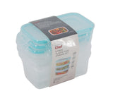 Plastic Food Storage Container Set with Snap Lid, 500-mL, 6-pc K0K7 - product image 1