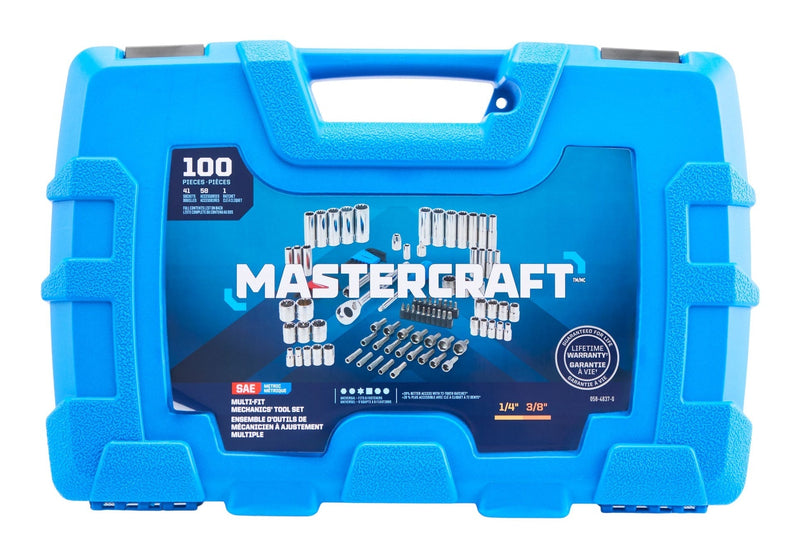 100 Piece Multi Fit Socket Set G2K2