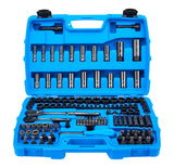 140 Piece 1/4" and 3/8" Drive Black Socket Set Y6F8 - product image 4