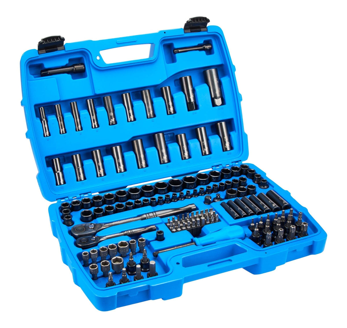 140 Piece 1/4" and 3/8" Drive Black Socket Set V8C7 - product image 5