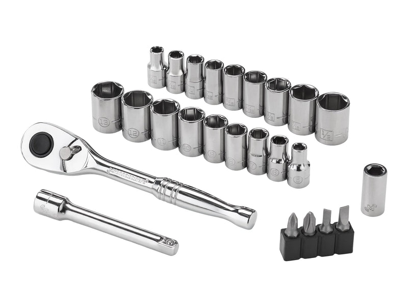 25 Piece 1/4" Drive Socket Set O5C2