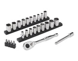 25 Piece 1/4" Drive Socket Set O5C2 - product image 2