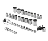 25 Piece 3/8" Drive Socket Set S2Q8 - product image 1