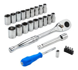 26 Piece 1/2" Drive Socket Set A7T8 - product image 1