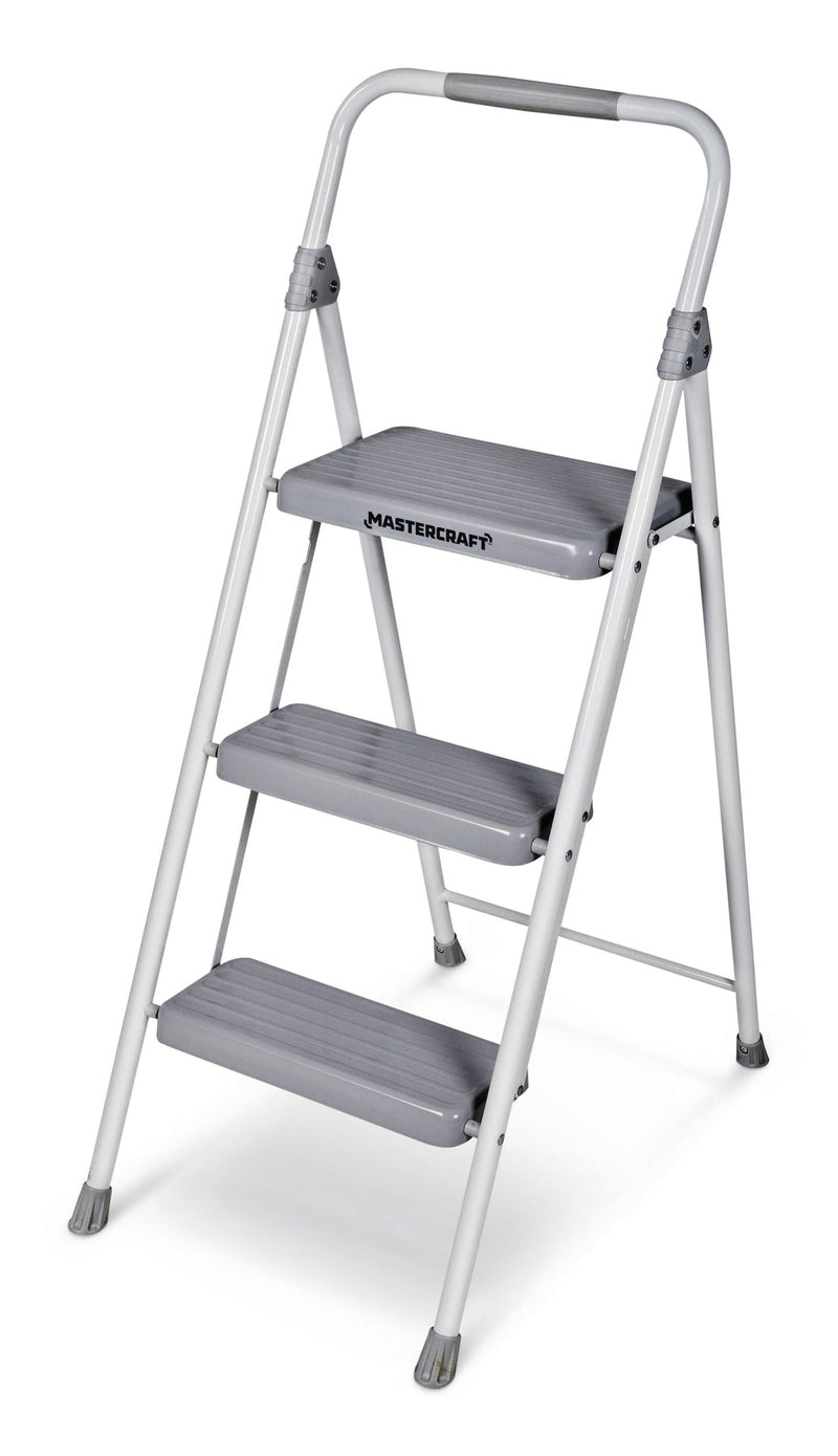 3-Step Metal Folding Step Stool, 225-lb, 3.2 ft I3N1