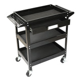 3-Tier Work Cart with Swivel Casters, 250-lb Z1W8 - product image 1