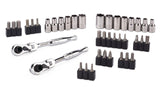 39 Piece 1/4" Micro Ratchet/Driver Set O1N6 - product image 1