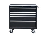 5-Drawer Powder-Coated Steel Tool Cabinet, Black, 36-in E7O1 - product image 2