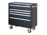5-Drawer Powder-Coated Steel Tool Cabinet, Black, 36-in E7O1 - product image 5