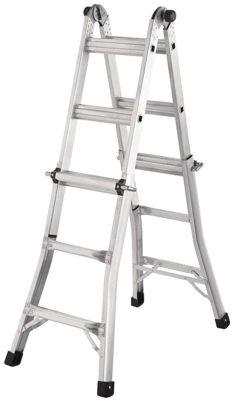 Grade 1A Aluminum Multi-Task Ladder, 13-ft, 300-lb W9G0