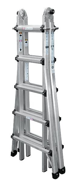 Grade 1A Aluminum Multi-Task Ladder, 21-ft, 300-lb U8V5