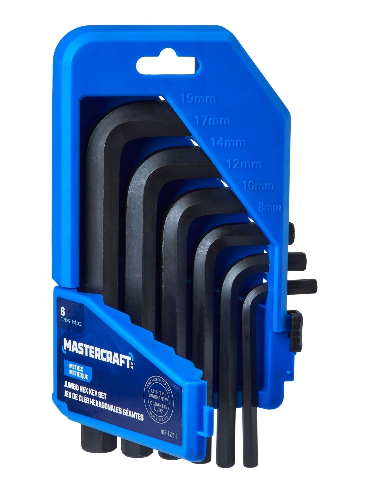 Jumbo Hex Key Set/Allen Wrench Set, Metric, High Quality Cr-V Steel, 6-pc B5X7 - product image 6