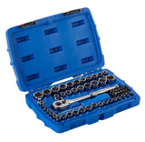Mechanic's Tool Set with Case, Nickel-Plated, SAE/Metric, 62-pc I6G7 - product image 1