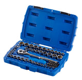Mechanic's Tool Set with Case, Nickel-Plated, SAE/Metric, 62-pc I6G7 - product image 2