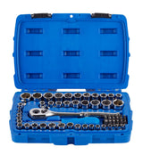 Mechanic's Tool Set with Case, Nickel-Plated, SAE/Metric, 62-pc I6G7 - product image 3