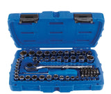 Mechanic's Tool Set with Case, Nickel-Plated, SAE/Metric, 62-pc I6G7 - product image 4
