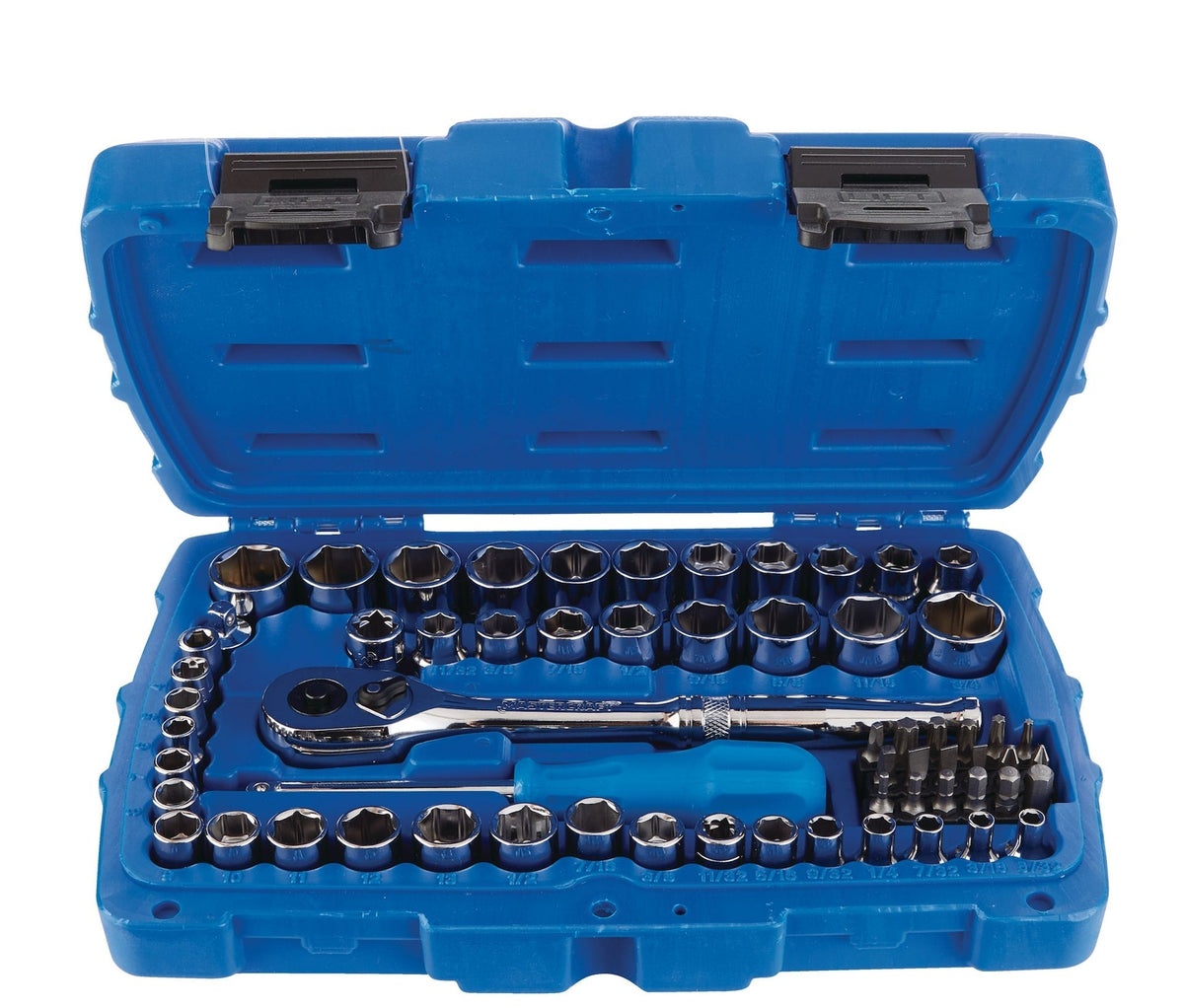 Mechanic's Tool Set with Case, Nickel-Plated, SAE/Metric, 62-pc D8Q2 - product image 4