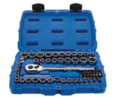 Mechanic's Tool Set with Case, Nickel-Plated, SAE/Metric, 62-pc I6G7 - product image 5