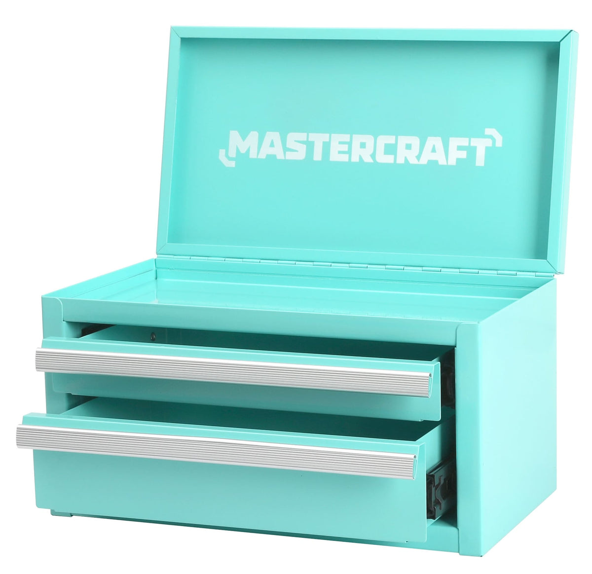 Mini Toolbox with 2 Drawers, Aqua H2A5 - product image 1