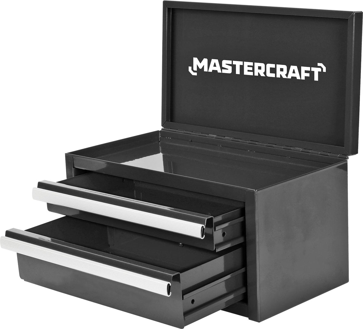 Mini Toolbox with 2 Drawers, Black D6I8 - product image 1