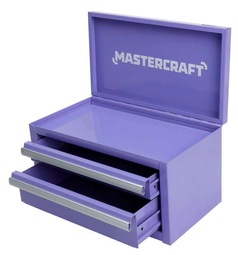 Mini Toolbox with 2 Drawers, Lilac D6T7